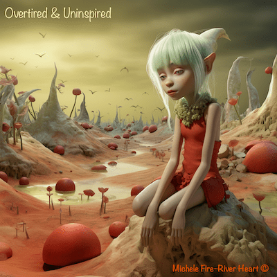 Overtired & Uninspired some moments are like that, be with it ….. crazy I&nbsp;know